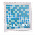 Crystal glass mosaic glass mosaic tile orange with light brown